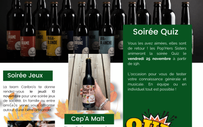 EVENEMENTS BREWPUB NOVEMBRE 2022